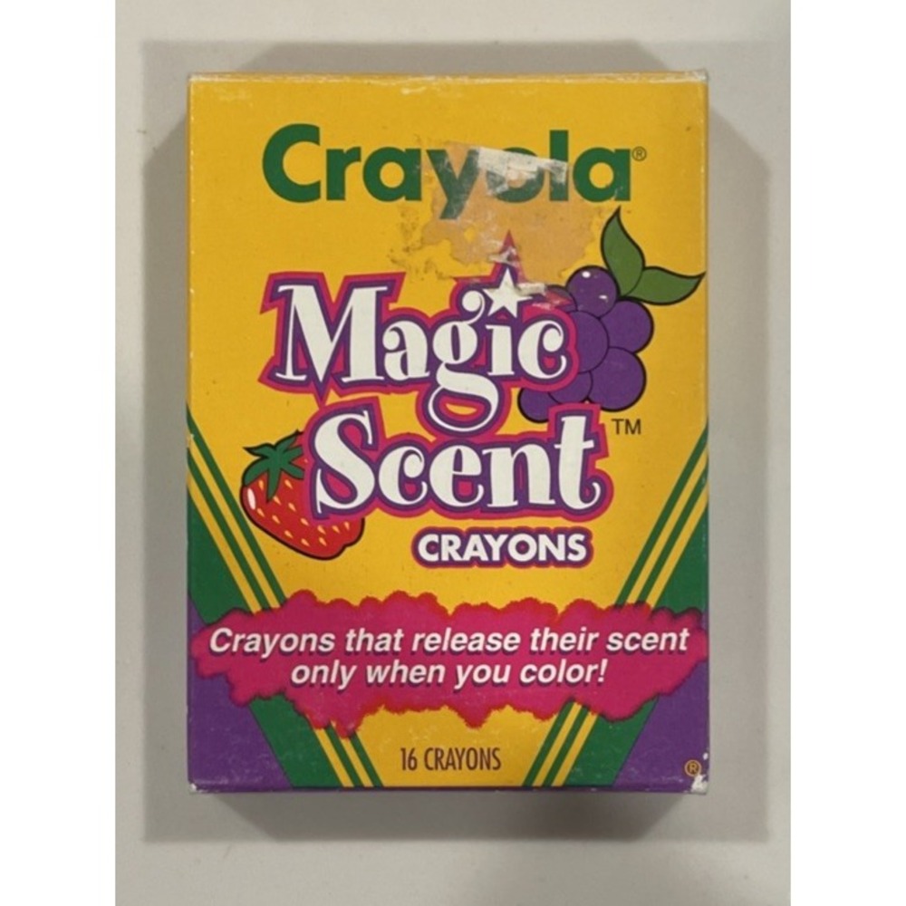 Vintage Crayola Magic Scent Crayons 16 Count 1994 Binney & Smith Made in USA